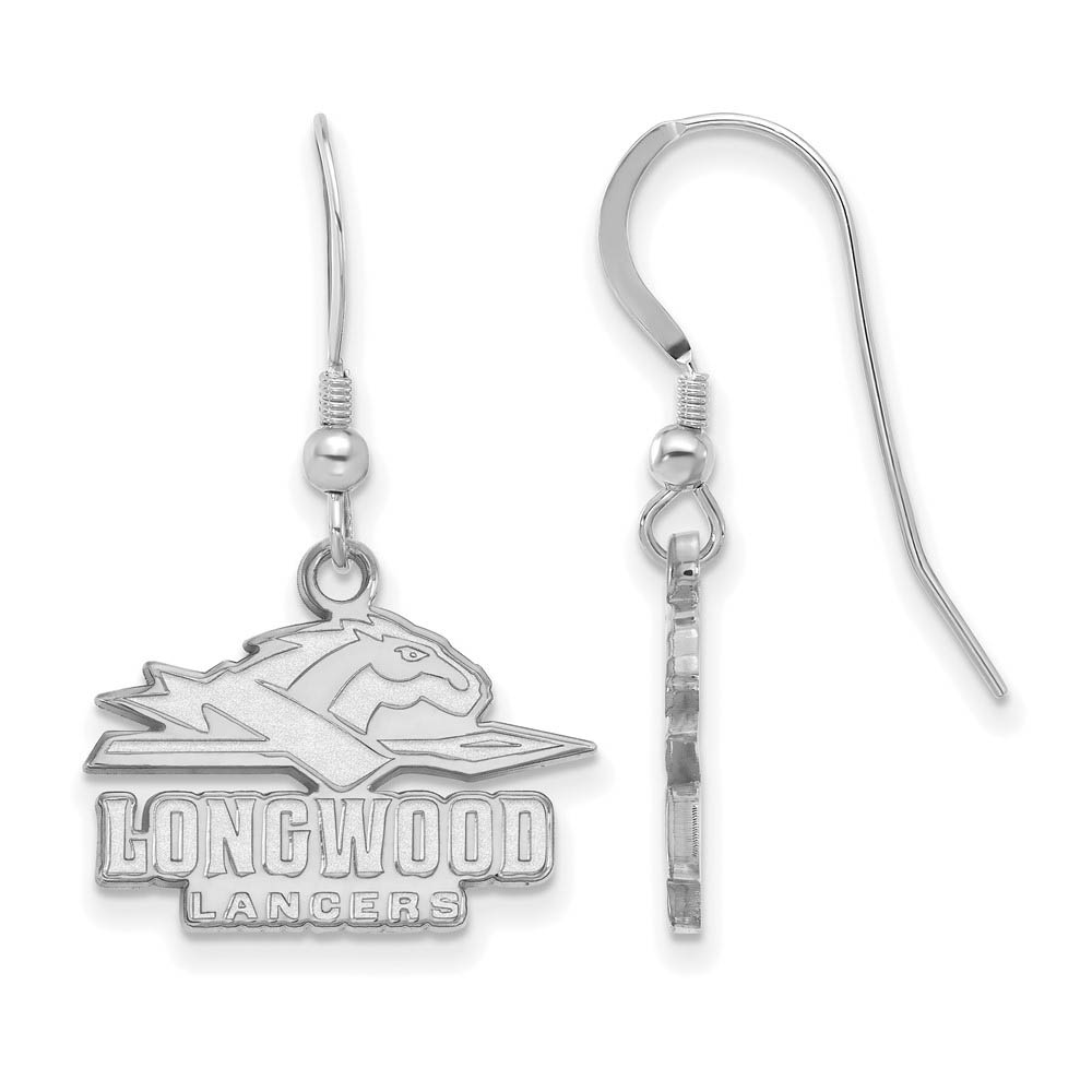 Sterling Silver Longwood University Dangle Earrings