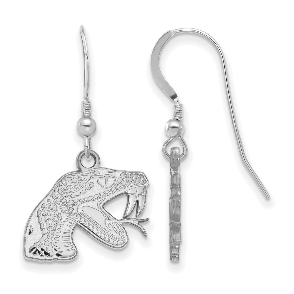 Sterling Silver Florida A&M University Small Dangle Earrings