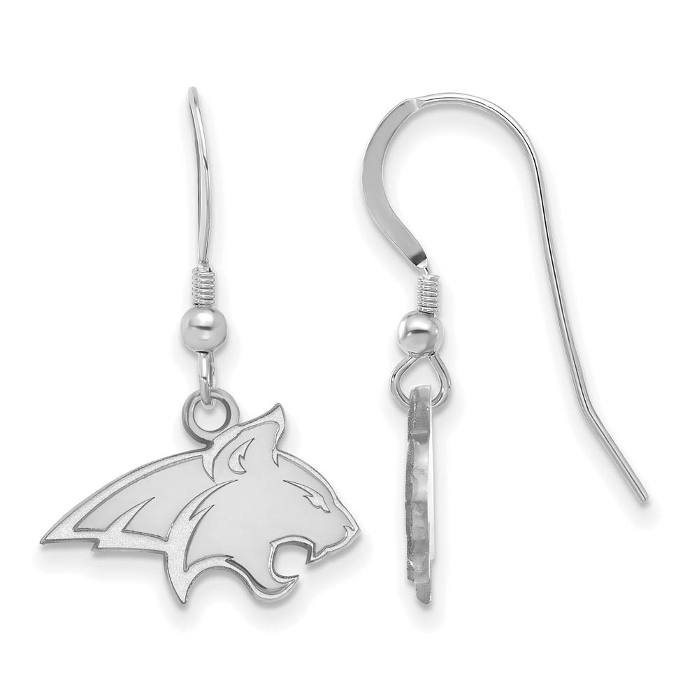 Sterling Silver Montana State University Dangle Earrings