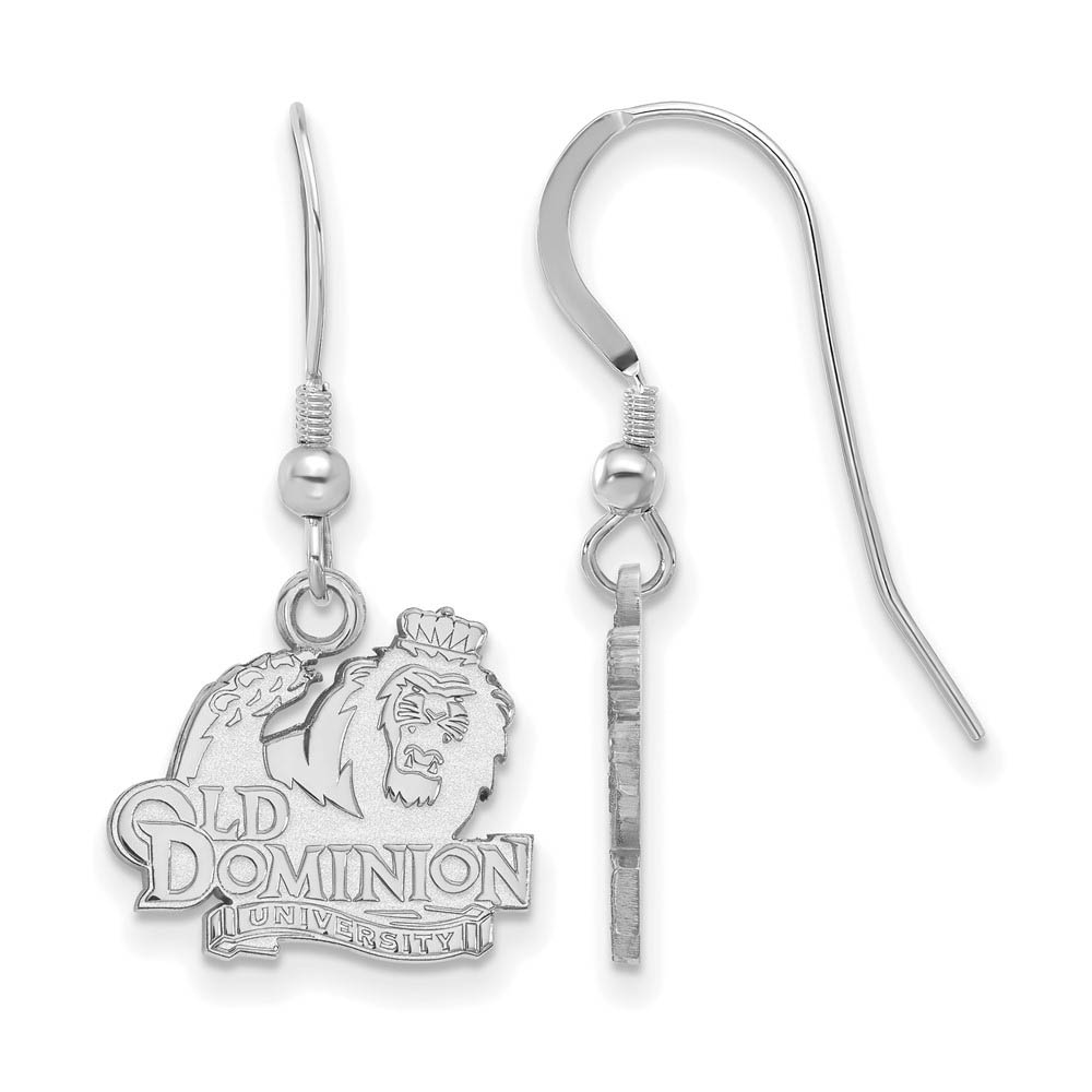 Sterling Silver Old Dominion University Dangle Earrings