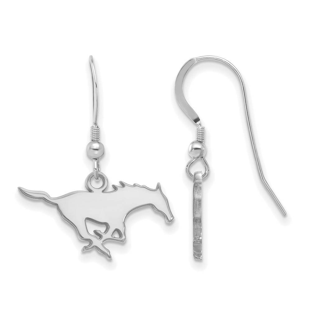 Sterling Silver Southern Methodist Univ. Dangle Earrings