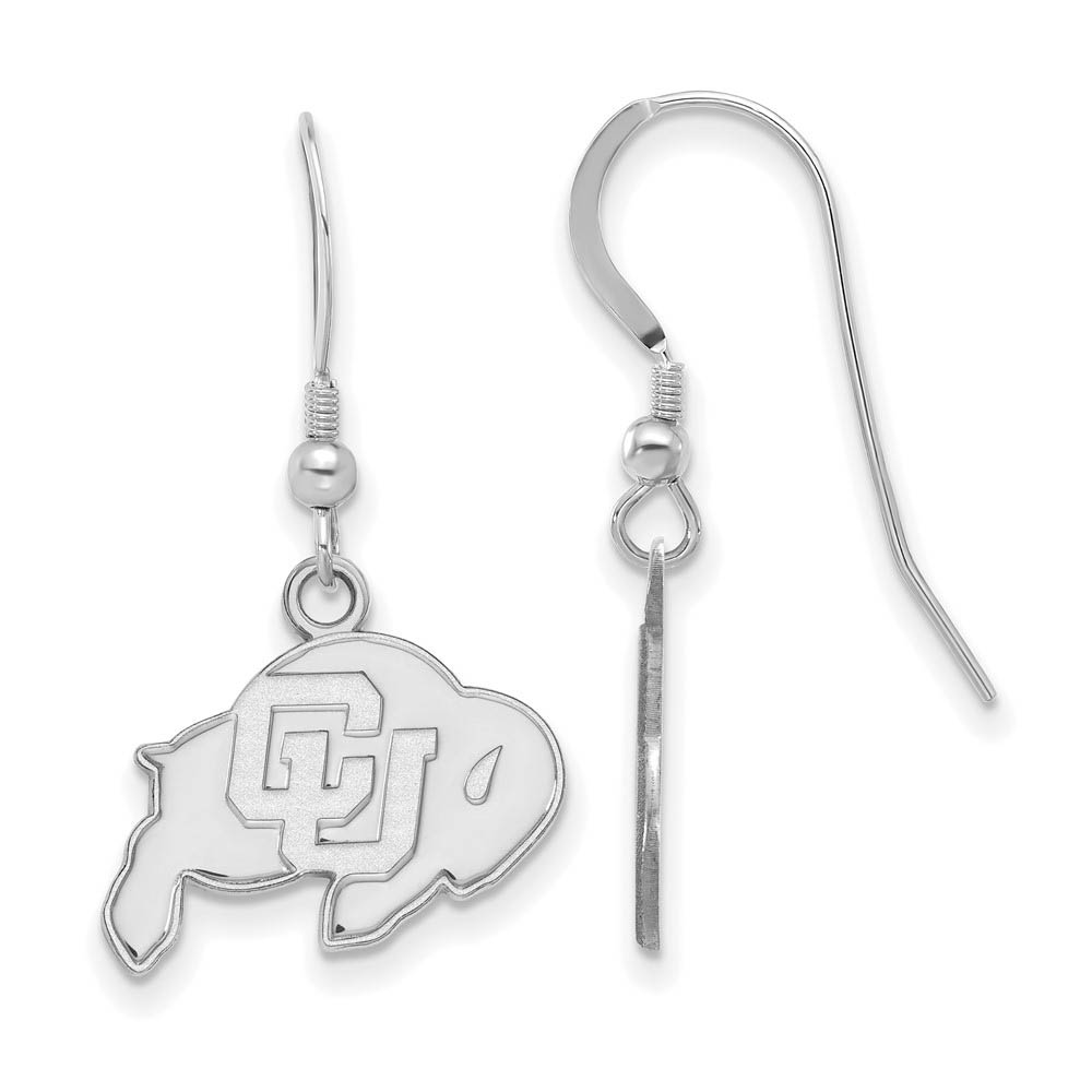 Sterling Silver University of Colorado Dangle Earrings