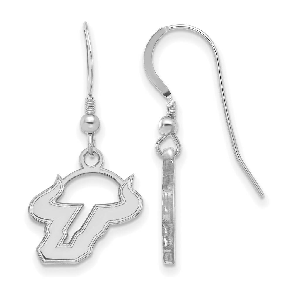 Sterling Silver Univ. of South Florida Dangle Earrings