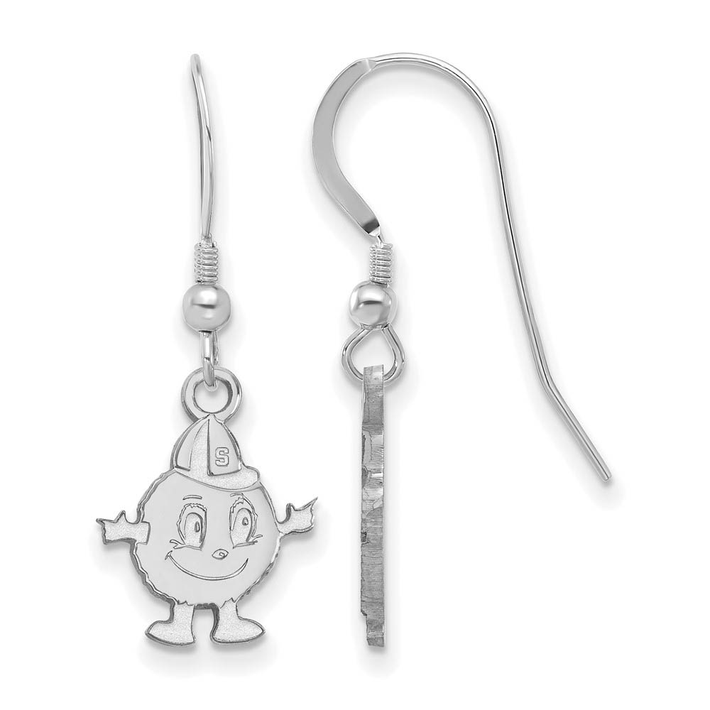 Sterling Silver Syracuse University Mascot Dangle Earrings