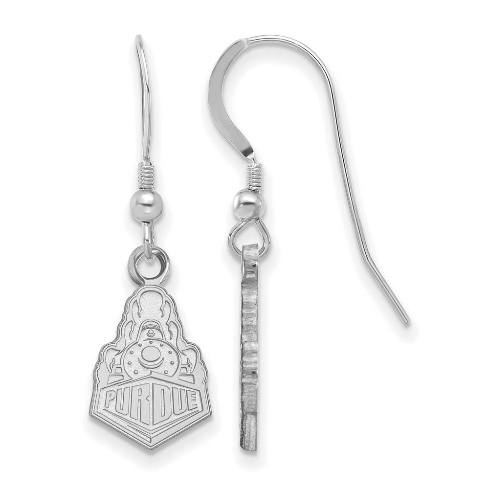 Sterling Silver Purdue Dangle Earrings