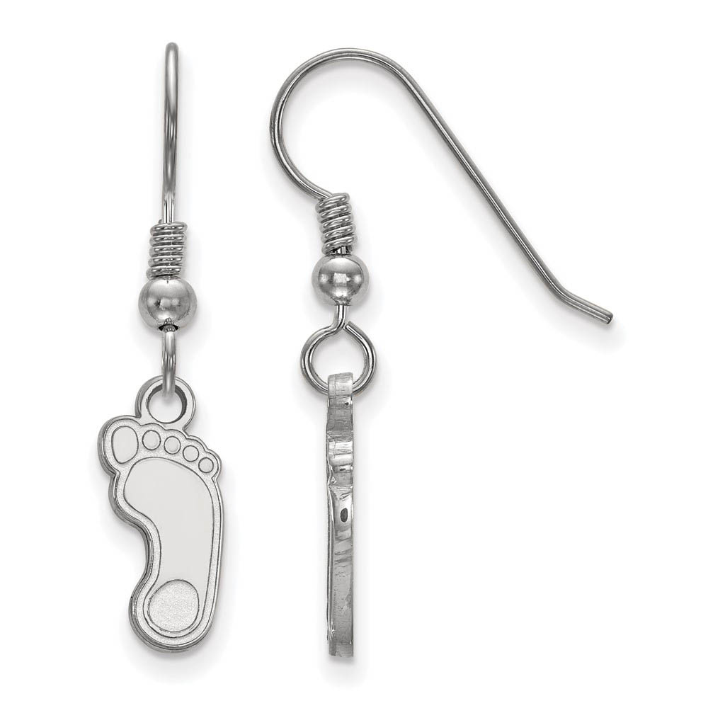 Sterling Silver U of North Carolina Dangle Earrings