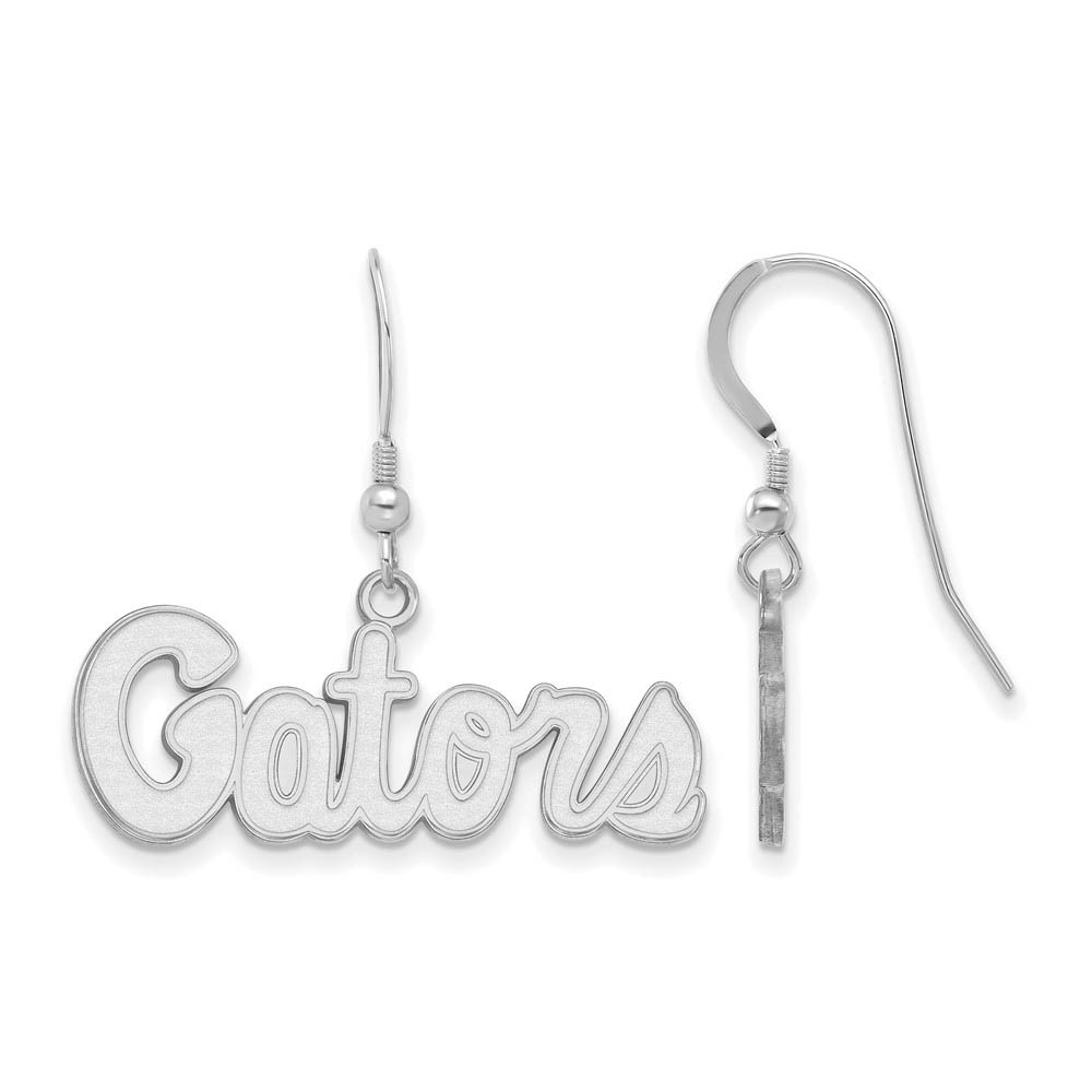 Sterling Silver University of Florida 'Gators' Dangle Earrings