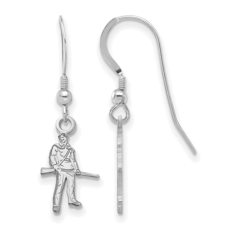 Sterling Silver West Virginia University Dangle Earrings