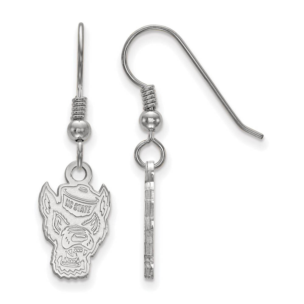 Sterling Silver North Carolina State Dangle Earrings