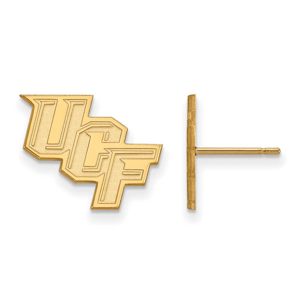10k Yellow Gold Univ. of Central Florida Post Earrings