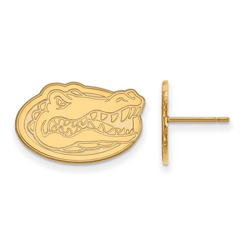 10k Yellow Gold University of Florida Mascot Post Earrings