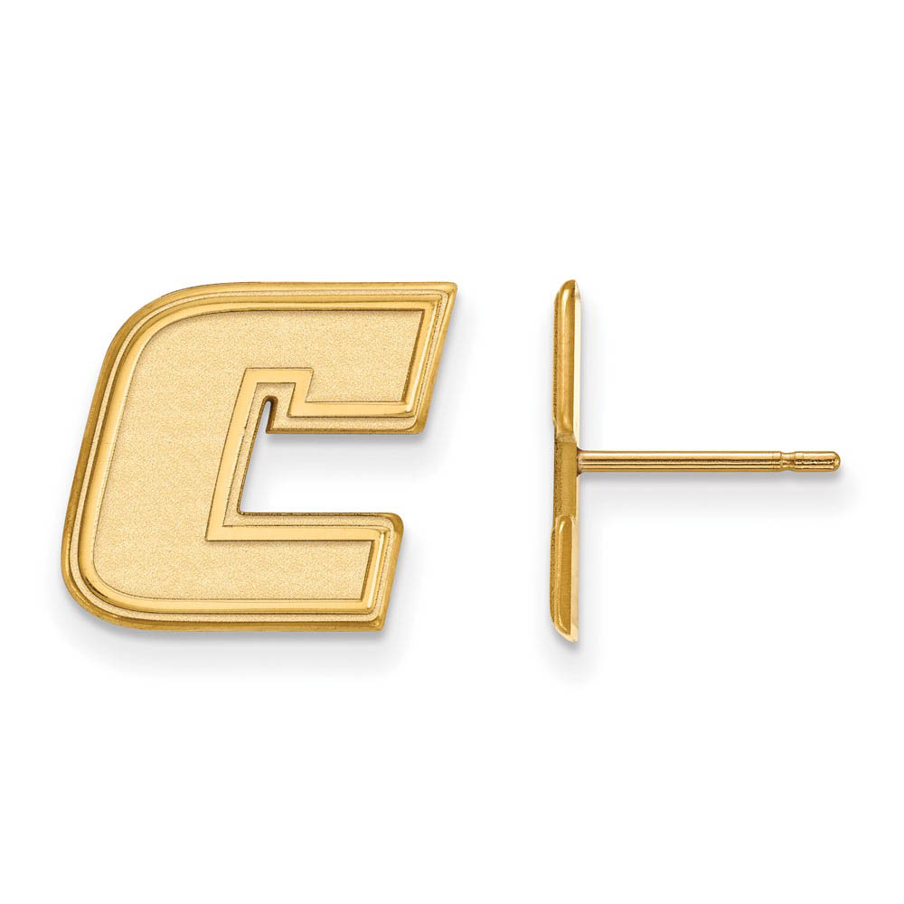 14k Gold Plated Silver Tennessee Chattanooga Sm Post Earrings