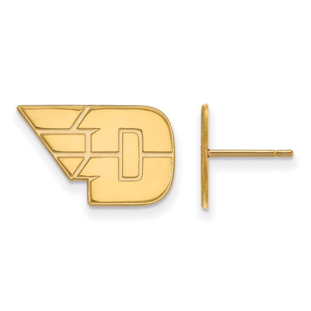 14k Gold Plated Silver University of Dayton Post Earrings