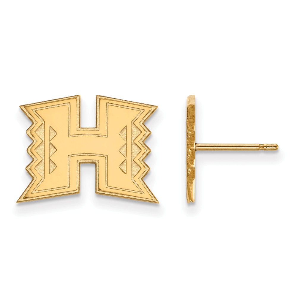 14k Gold Plated Silver The University of Hawai'i Post Earrings