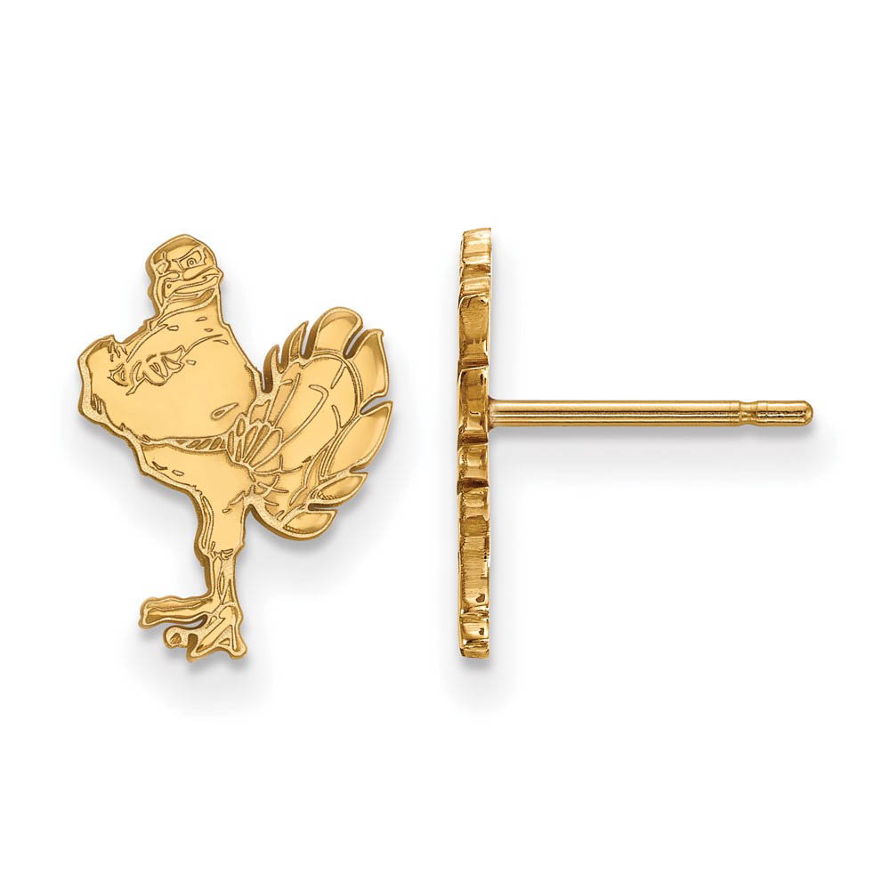 14k Gold Plated Silver Virginia Tech Post Earrings