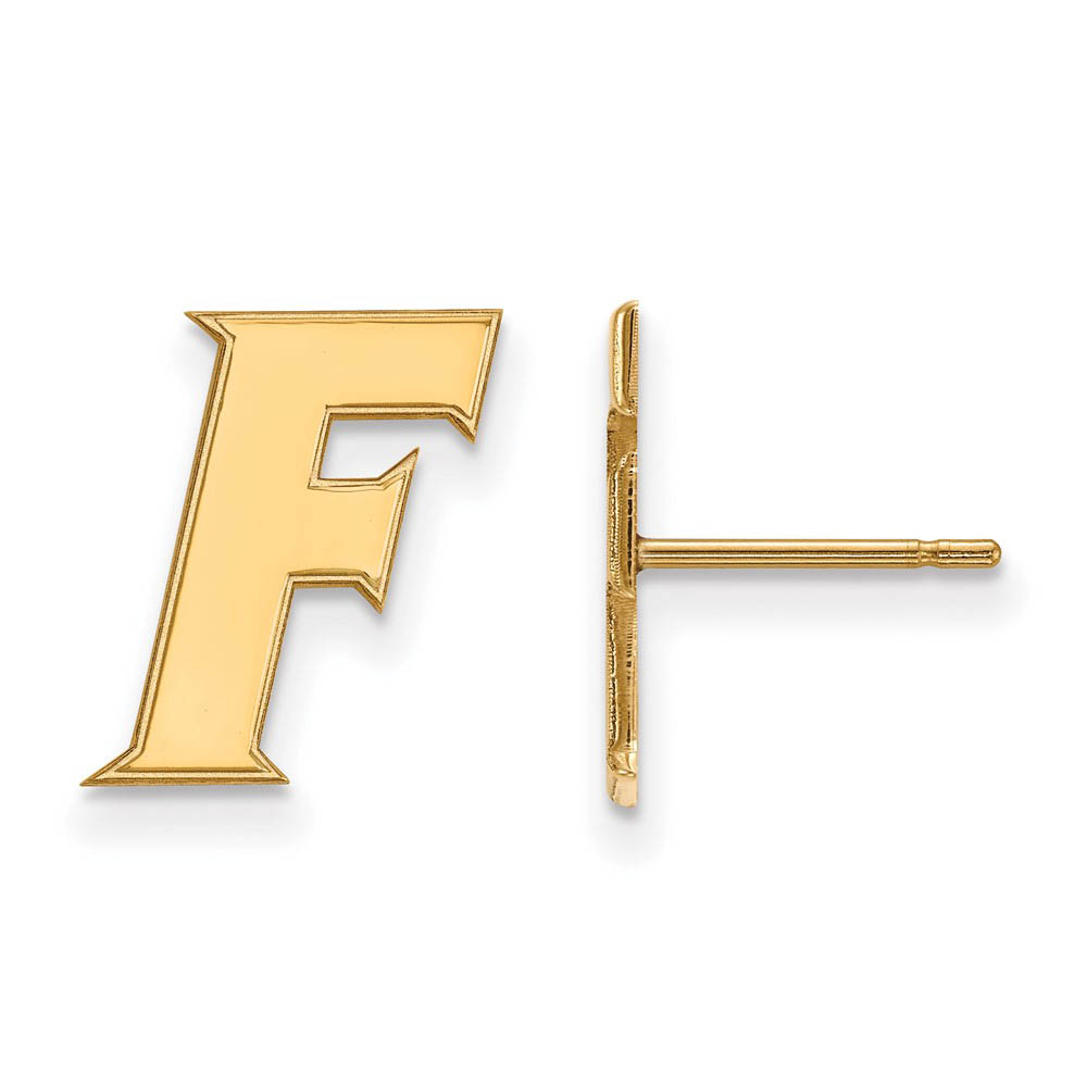 14k Gold Plated Silver University of Florida Post Earrings
