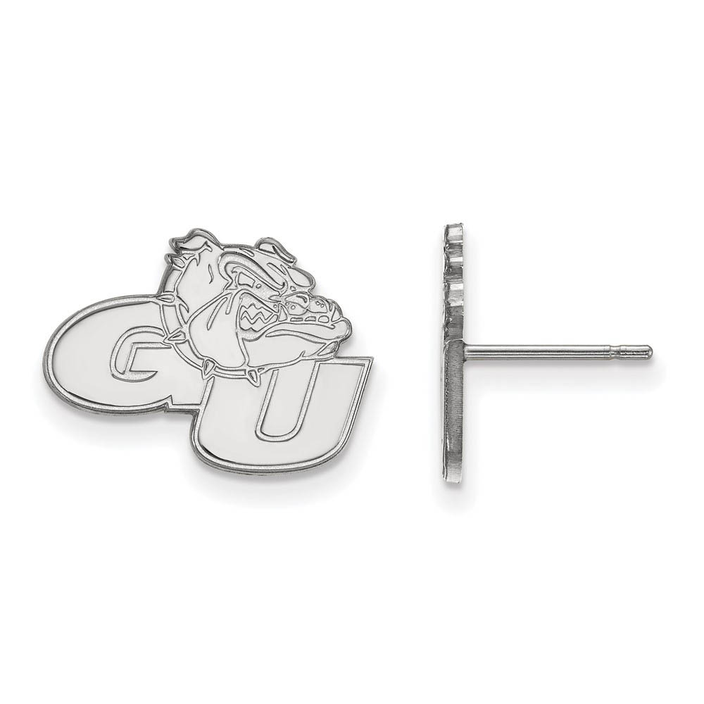 Sterling Silver Gonzaga University Post Earrings