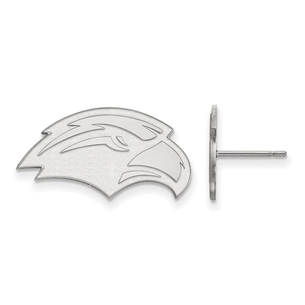 Sterling Silver University of Southern Miss Post Earrings