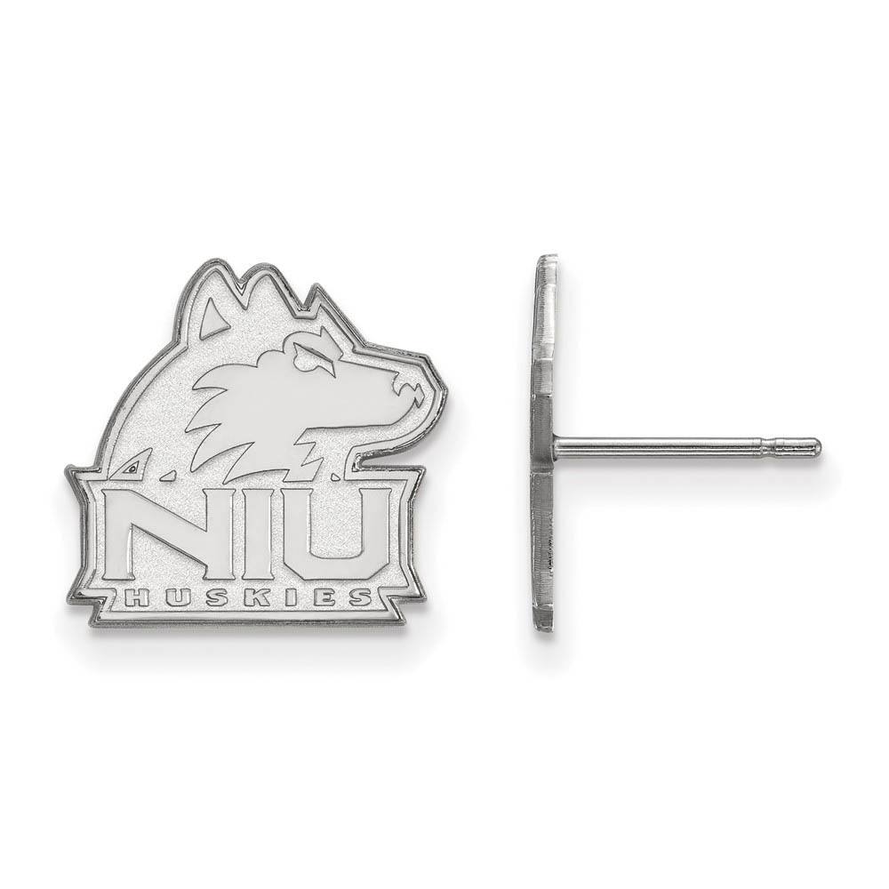 Sterling Silver Northern Illinois University Post Earrings