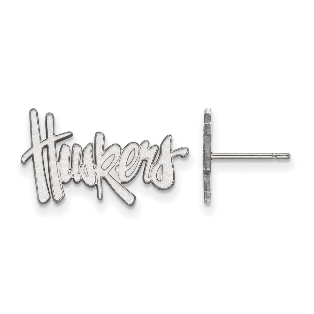 Sterling Silver University of Nebraska 'Huskers' Post Earrings