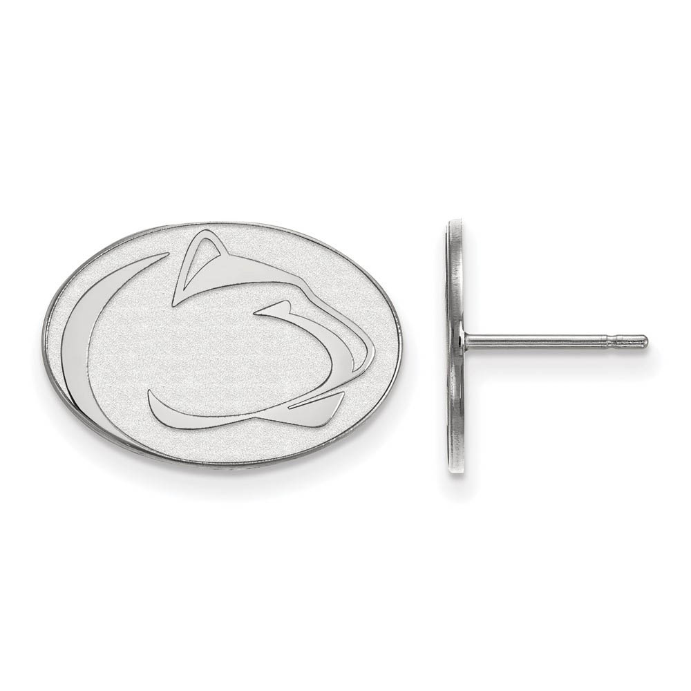 Sterling Silver Penn State University Post Earrings