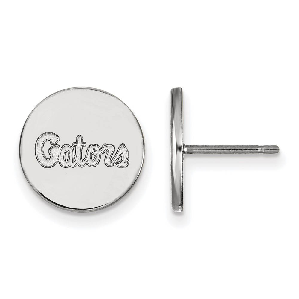 Sterling Silver University of Florida Disc Earrings