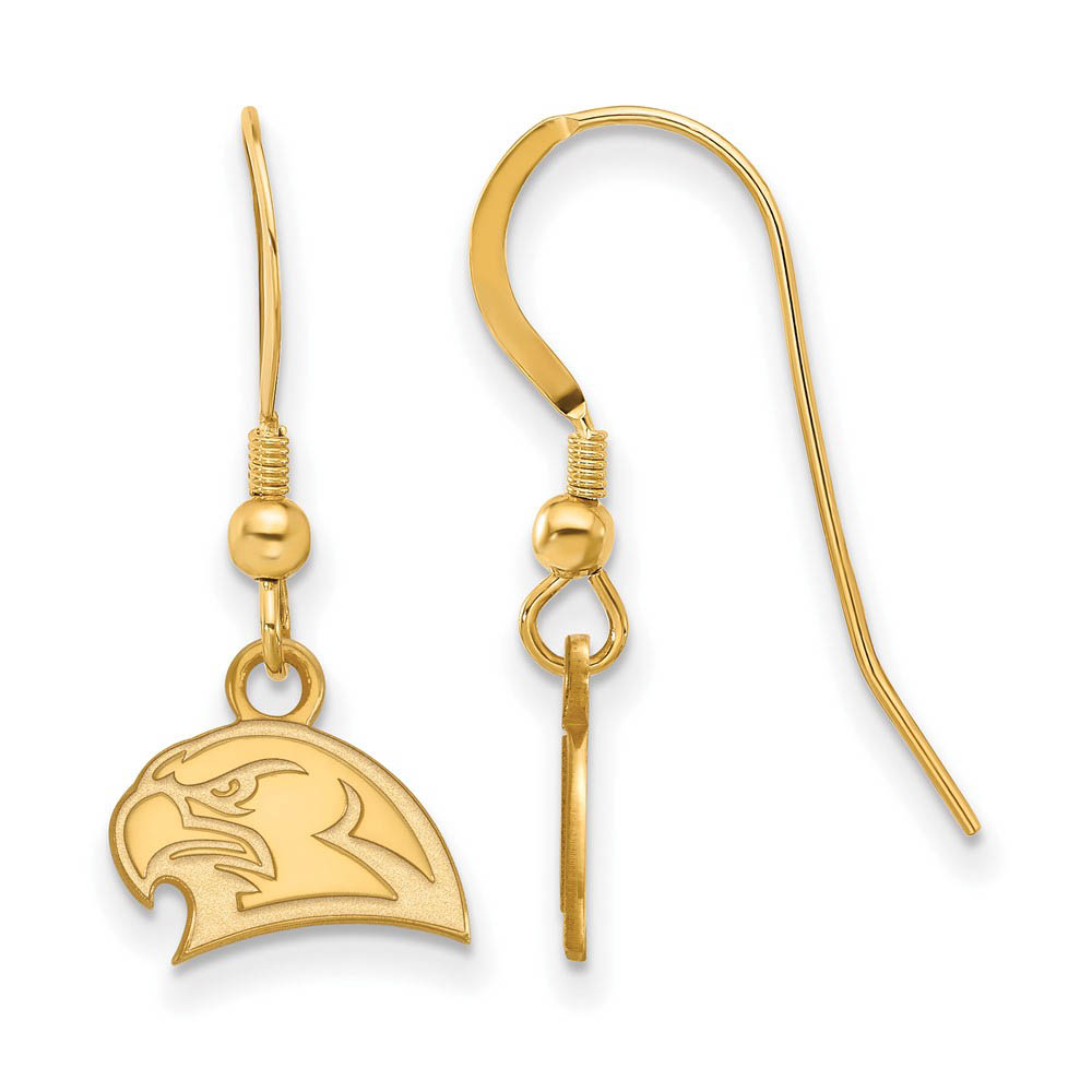 14k Gold Plated Silver Miami University (Tiny) Dangle Earrings