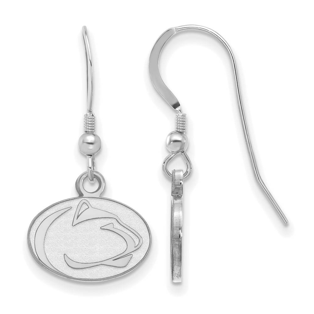 Sterling Silver Penn State University (Tiny) Dangle Earrings