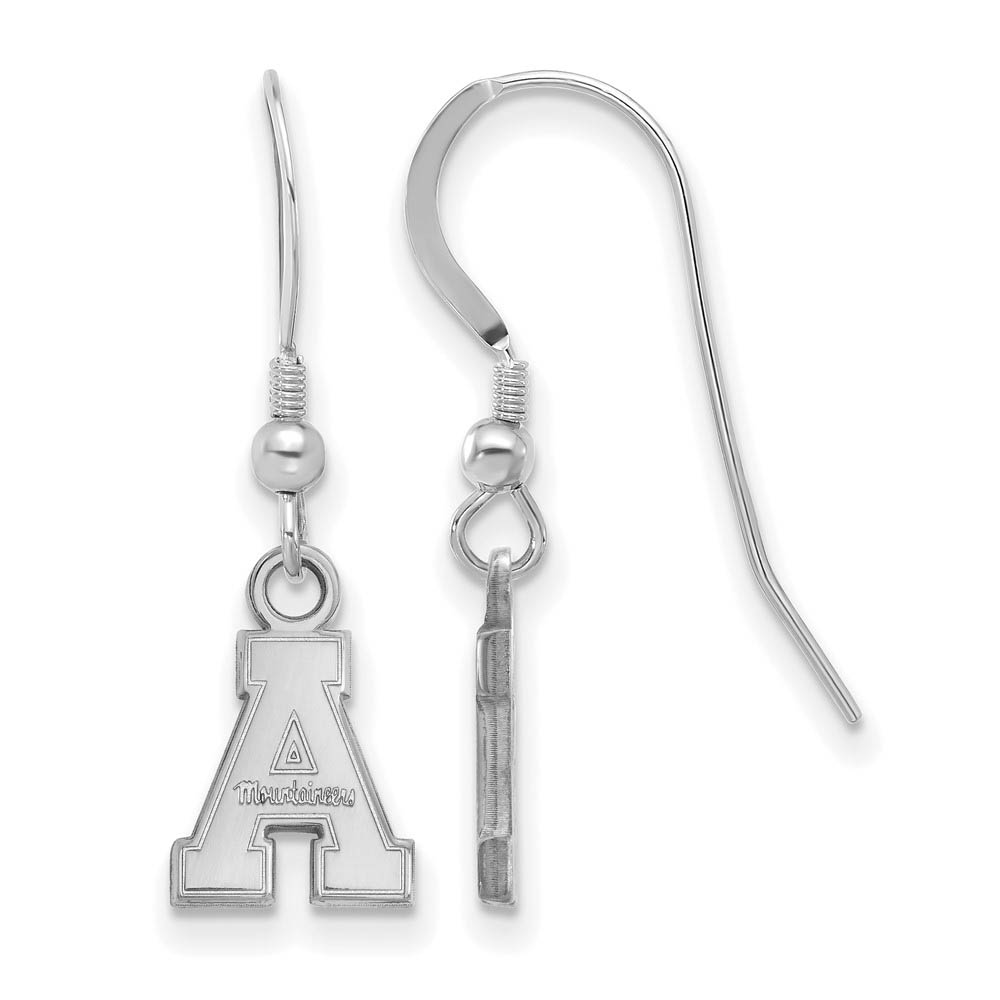 Sterling Silver Appalachian State (Tiny) Dangle Earrings
