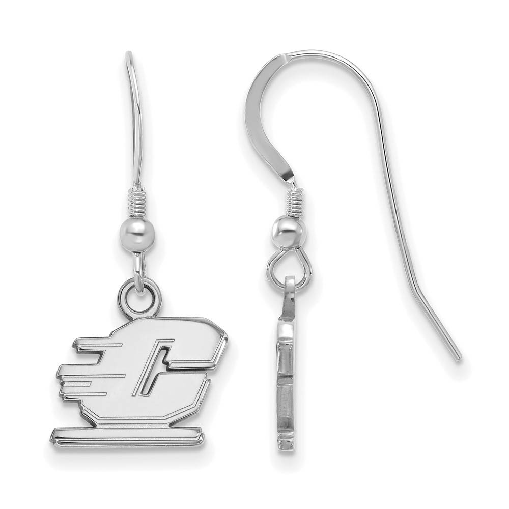 Sterling Silver Central Michigan (Tiny) Dangle Earrings