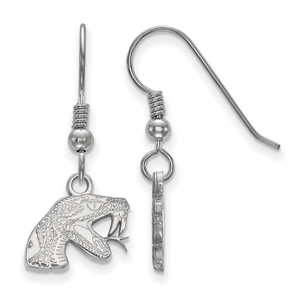Sterling Silver Florida A&M University XS (Tiny) Dangle Earrings