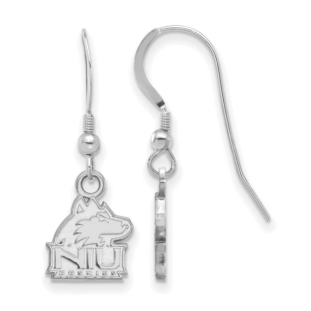 Sterling Silver Northern Illinois University (Tiny) Dangle Earrings