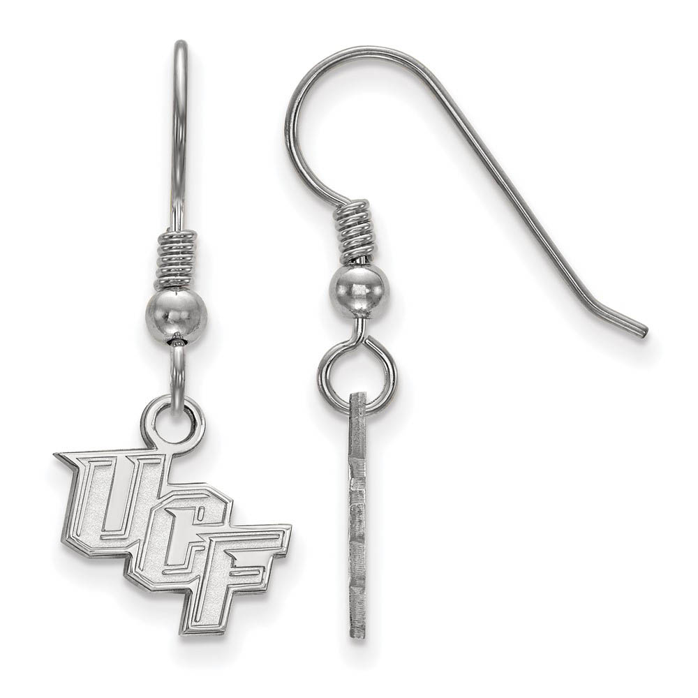 Sterling Silver Univ. of Central Florida (Tiny) Dangle Earrings