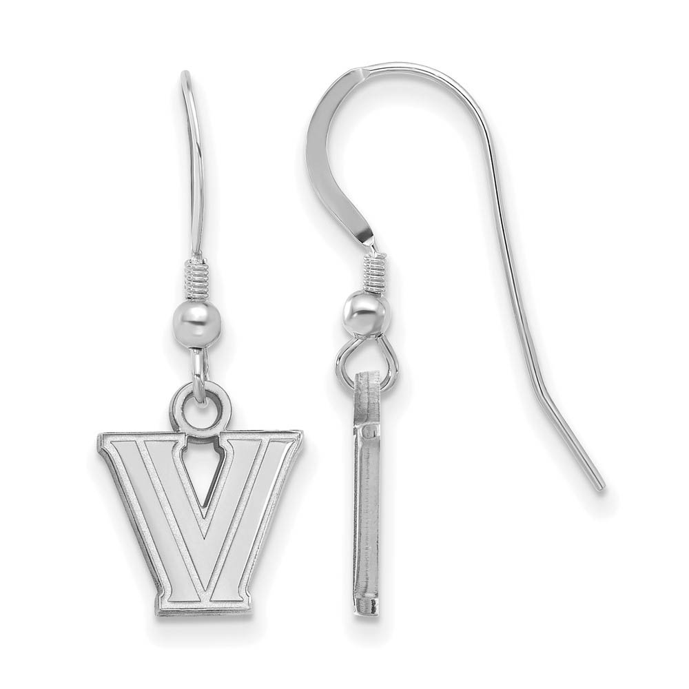 Sterling Silver Villanova University (Tiny) Dangle Earrings