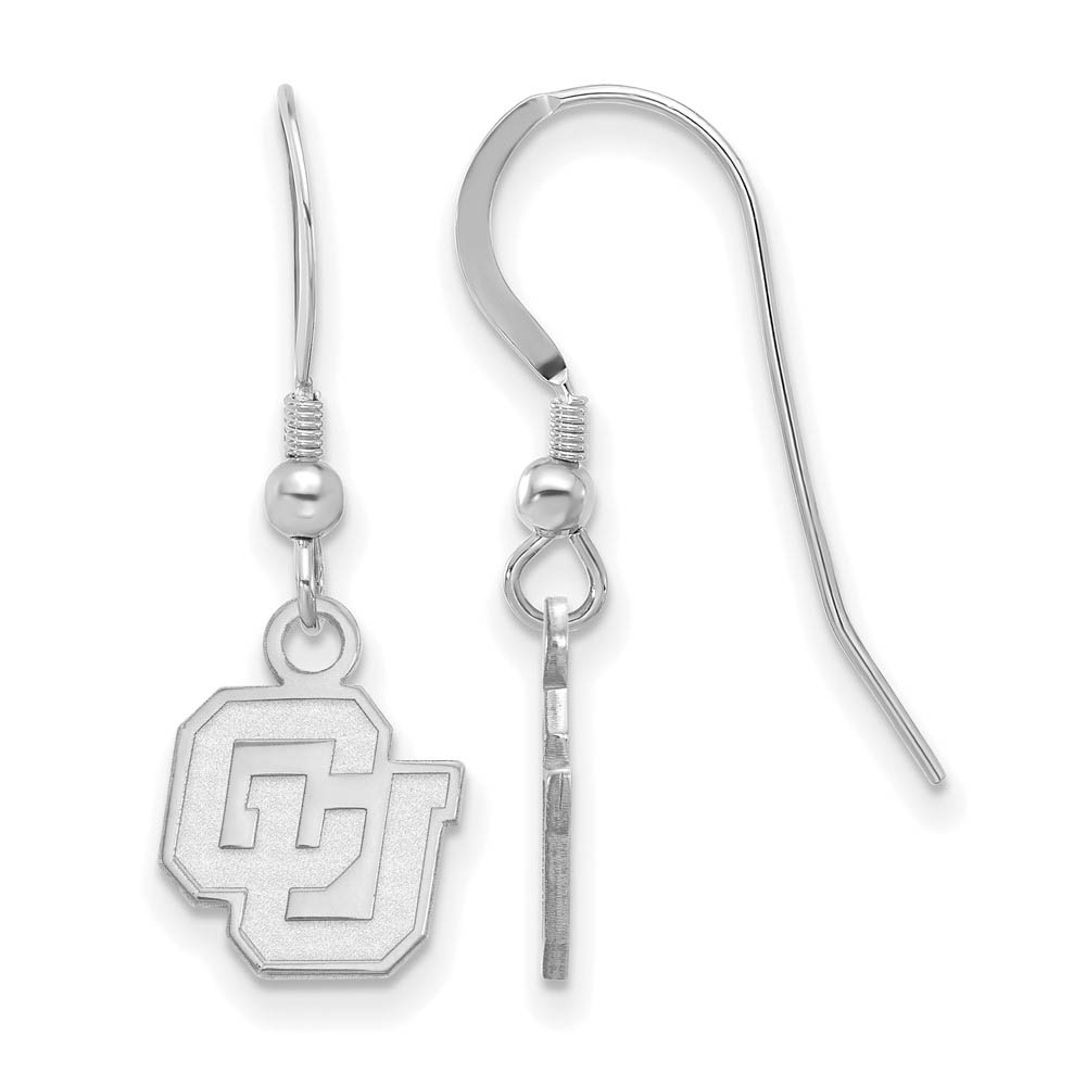 Sterling Silver University of Colorado (Tiny) Dangle Earrings