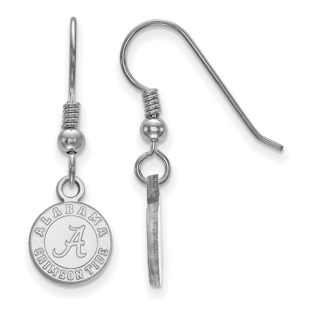Sterling Silver Univ. of Alabama (Tiny) Dangle Earrings
