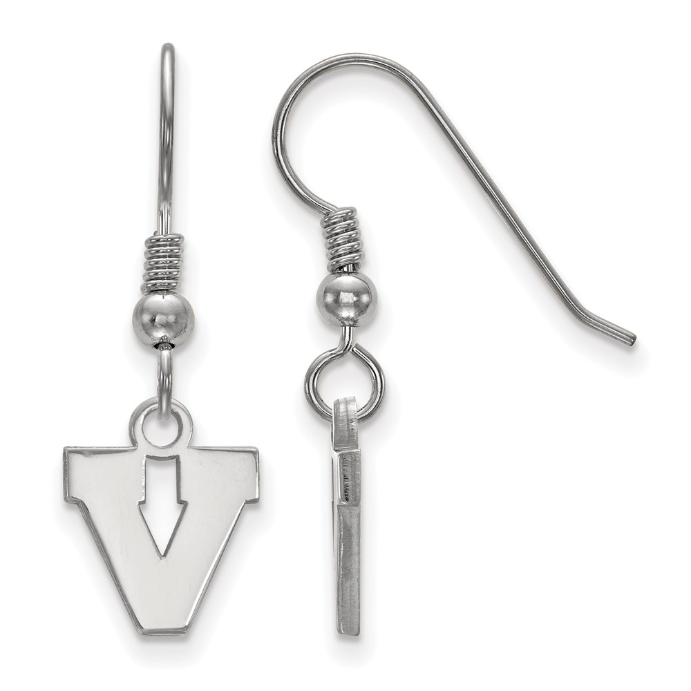 Sterling Silver University of Virginia (Tiny) Dangle Earrings