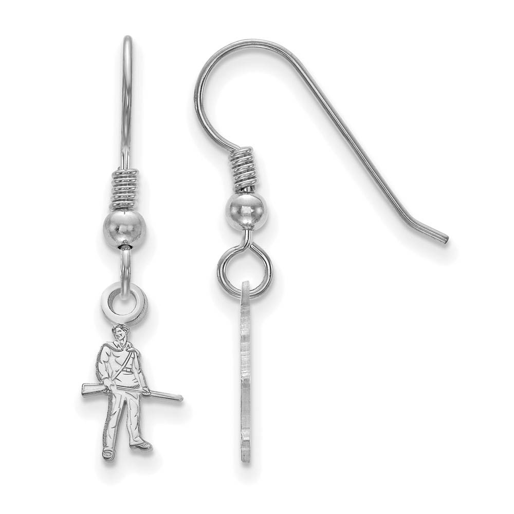 Sterling Silver West Virginia University (Tiny) Dangle Earrings