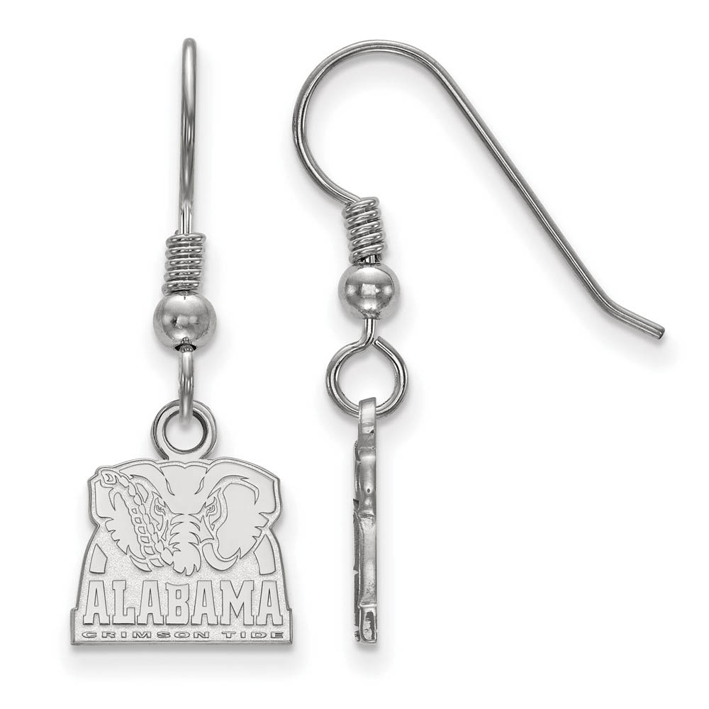 Sterling Silver University of Alabama (Tiny) Dangle Earrings