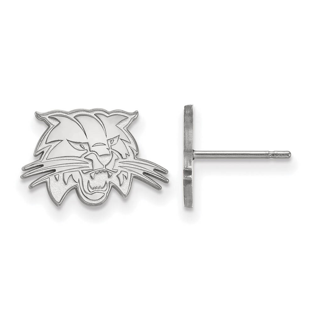 10k White Gold Ohio University (Tiny) Post Earrings