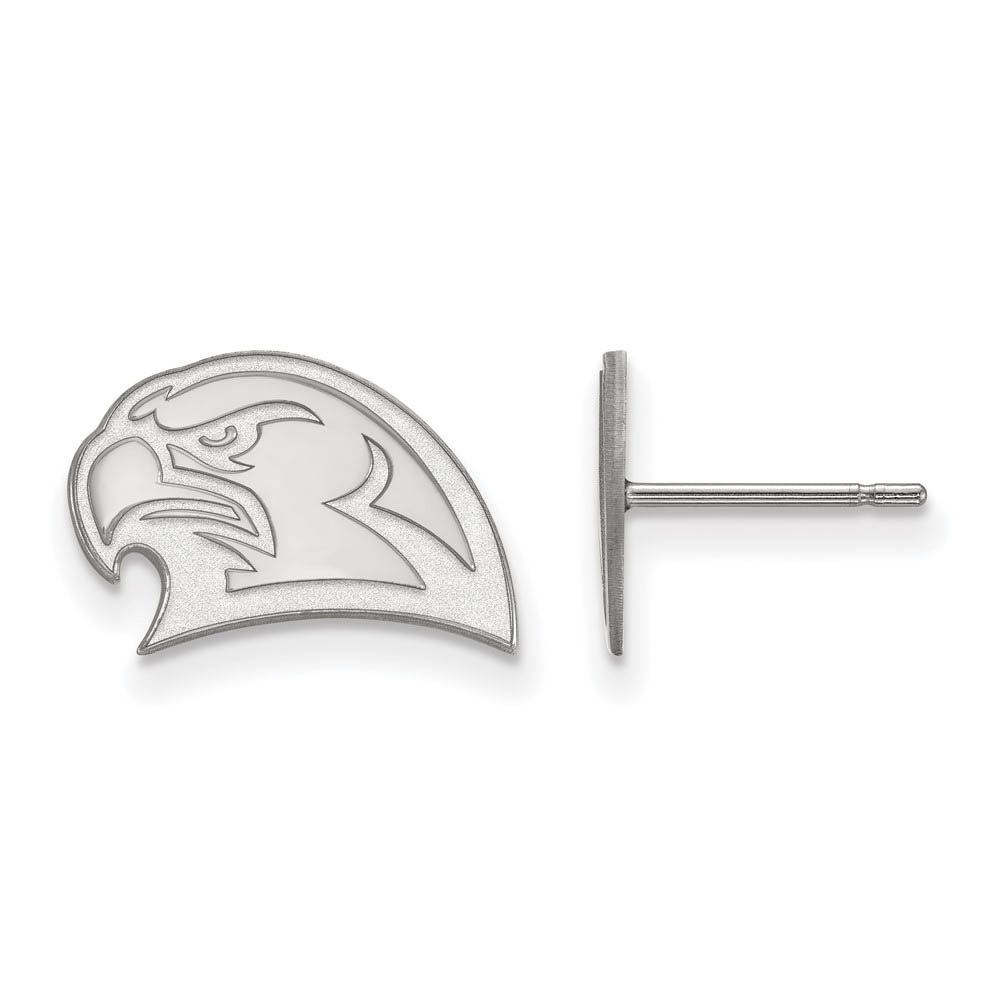 10k White Gold Miami University (Tiny) Post Earrings