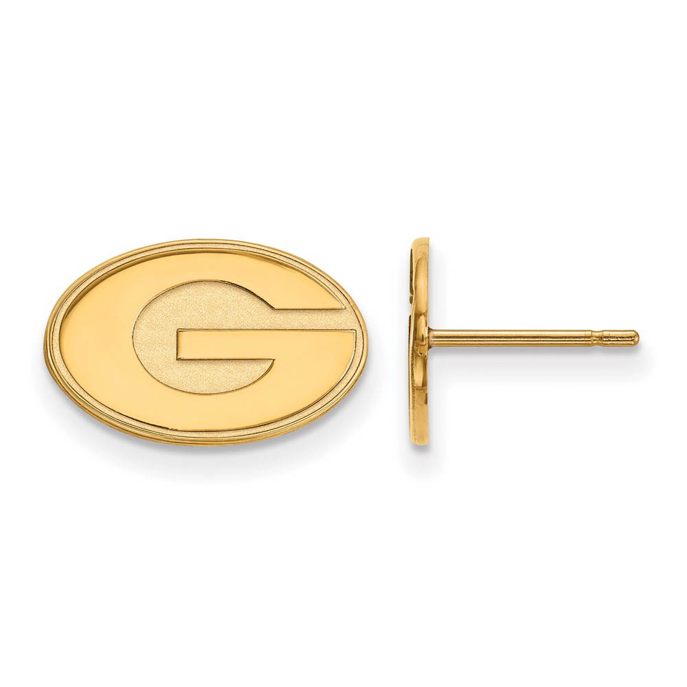 10k Yellow Gold University of Georgia (Tiny) 'G' Post Earrings