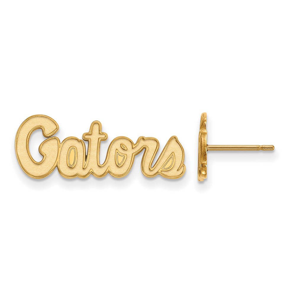 10k Yellow Gold University of Florida (Tiny) 'Gators' Post Earrings