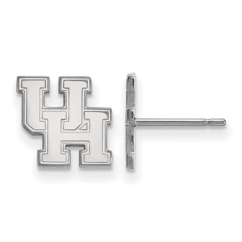 14k White Gold University of Houston (Tiny) Post Earrings