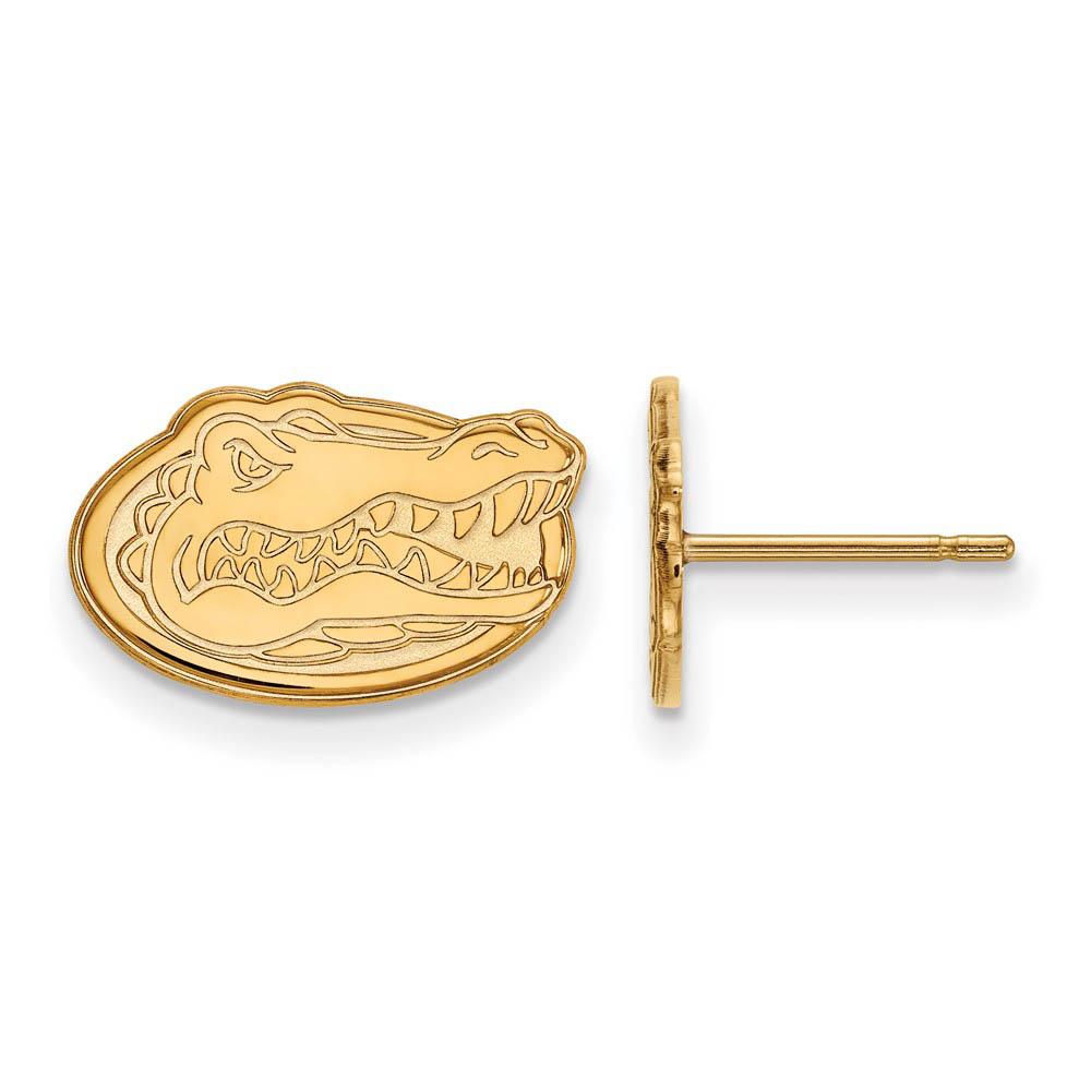 14k Yellow Gold University of Florida (Tiny) Mascot Post Earrings