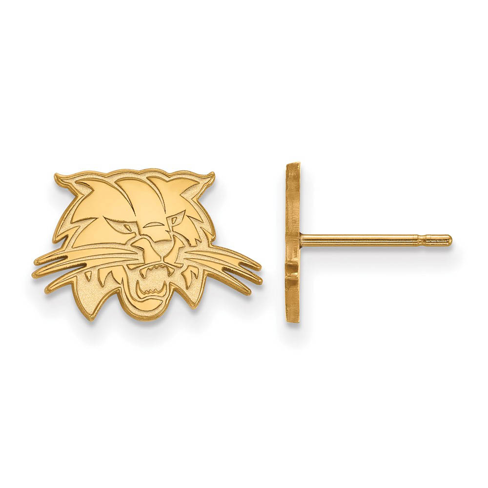 14k Yellow Gold Ohio University (Tiny) Post Earrings