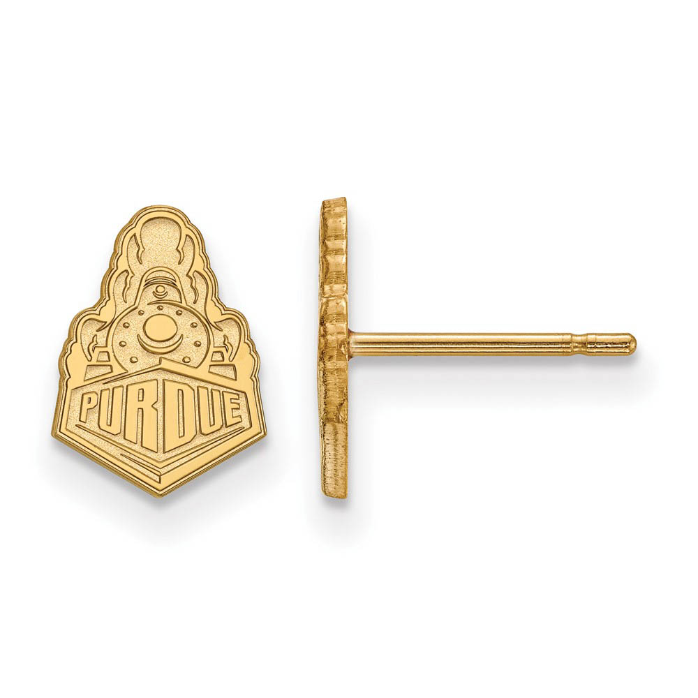 14k Yellow Gold Purdue (Tiny) Post Earrings