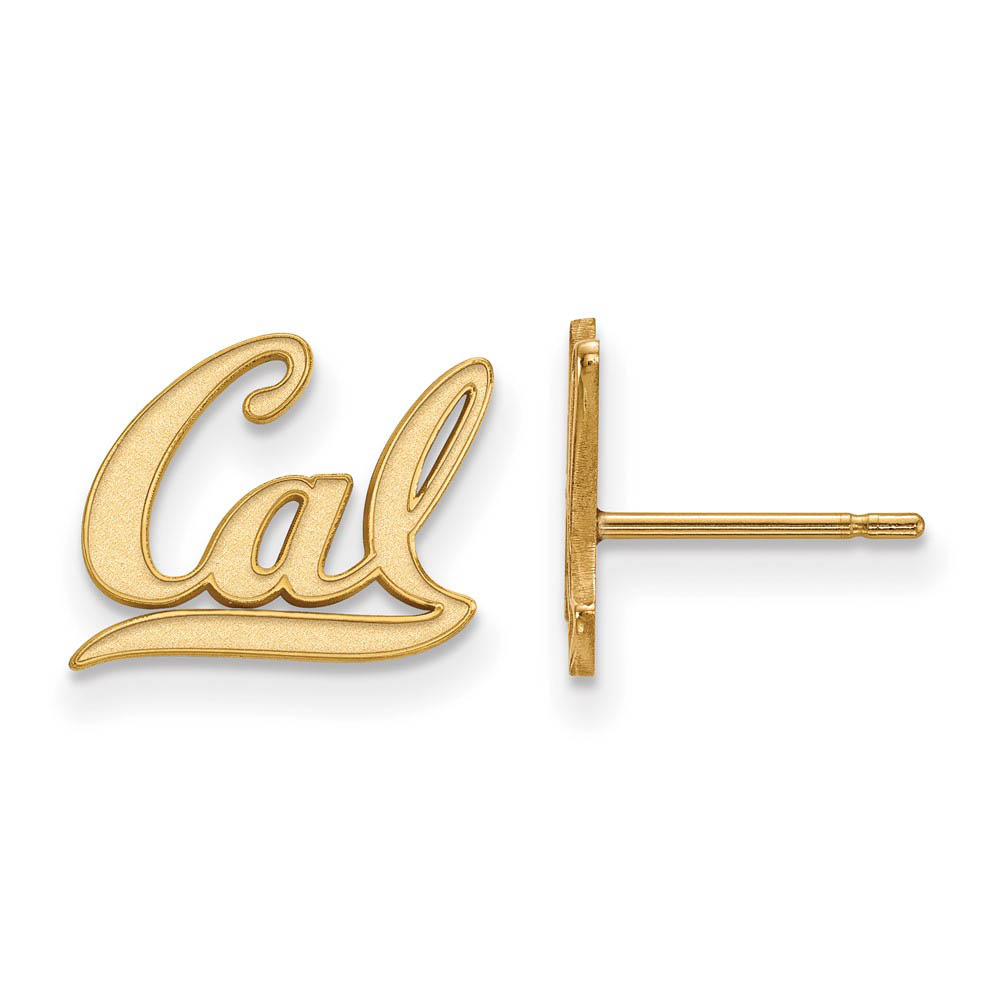 14k Gold Plated Silver Cal Berkeley (Tiny) Post Earring