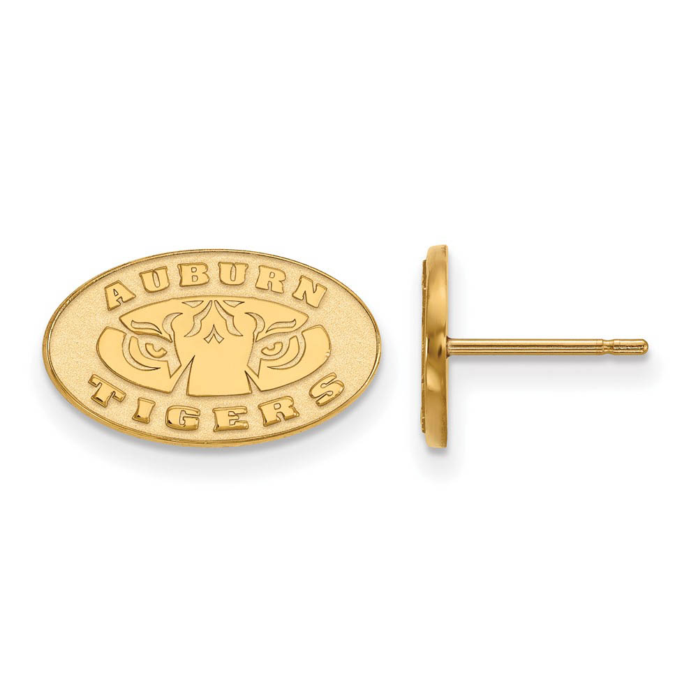 14k Gold Plated Silver Auburn University (Tiny) Post Earrings
