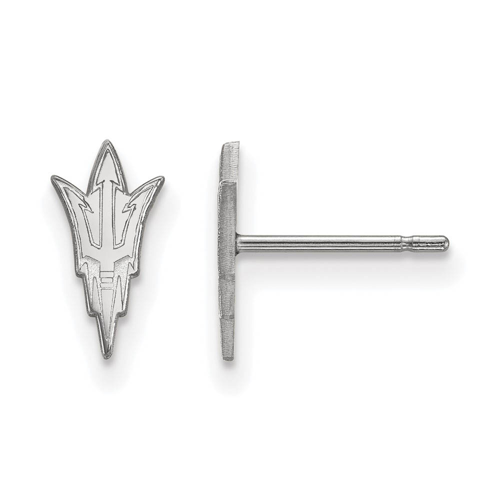 Sterling Silver Arizona State University (Tiny) Post Earrings